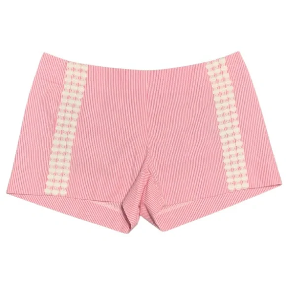 Lilly Pulitzer Liza Shorts in PB Pink Lucky Seersucker Size 2 NWT - Picture 1 of 4